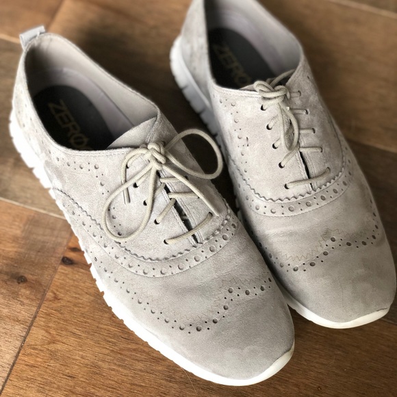 Cole Haan Zero Grand wingtip oxford in Ironstone - Picture 1 of 8